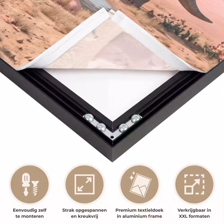 Art Frame - Dinosaurus - Roze - Landschap — 8