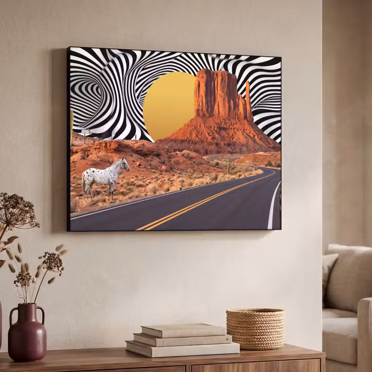 Art Frame - Paard - Woestijn - Natuur — 7