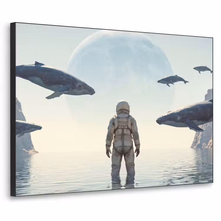Art Frame - Ruimtevaarder - Walvis - Fantasie — 1
