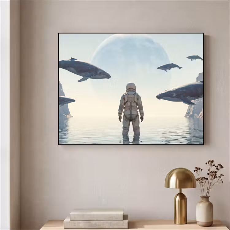 Art Frame - Ruimtevaarder - Walvis - Fantasie — 5