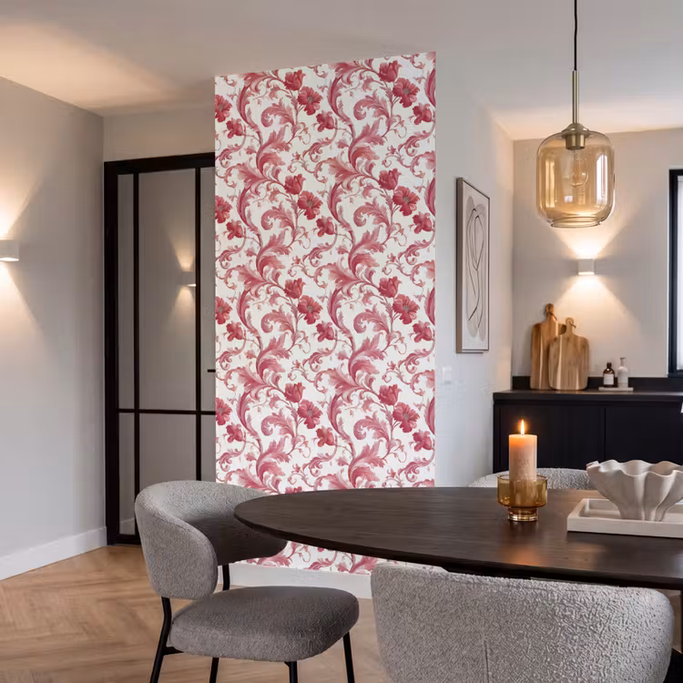 Behang - Barok - Patroon - Rood — 5