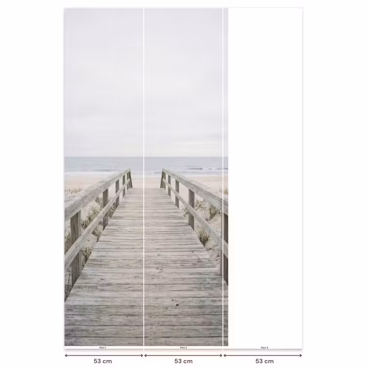 Behang - Duinen - Vlonder - Oceaan — 6