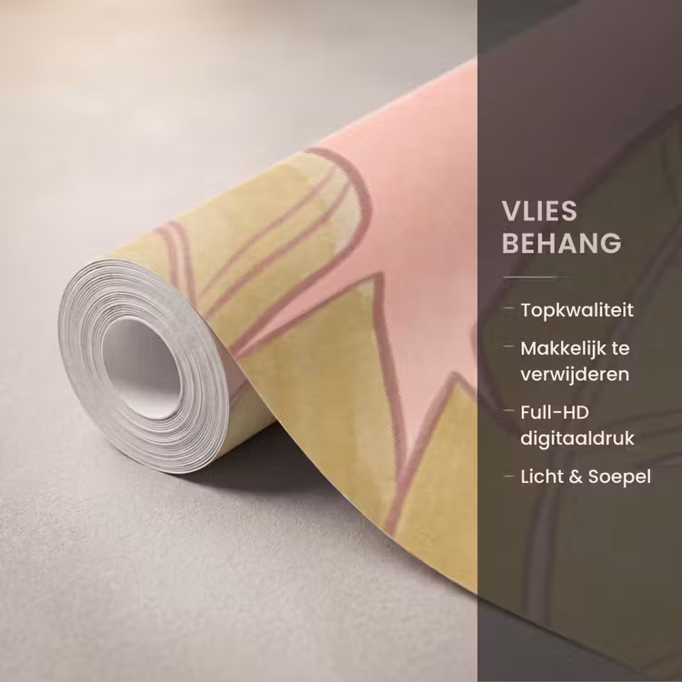 Behang - Illustratie - Palmbomen - Kleurrijk — 3