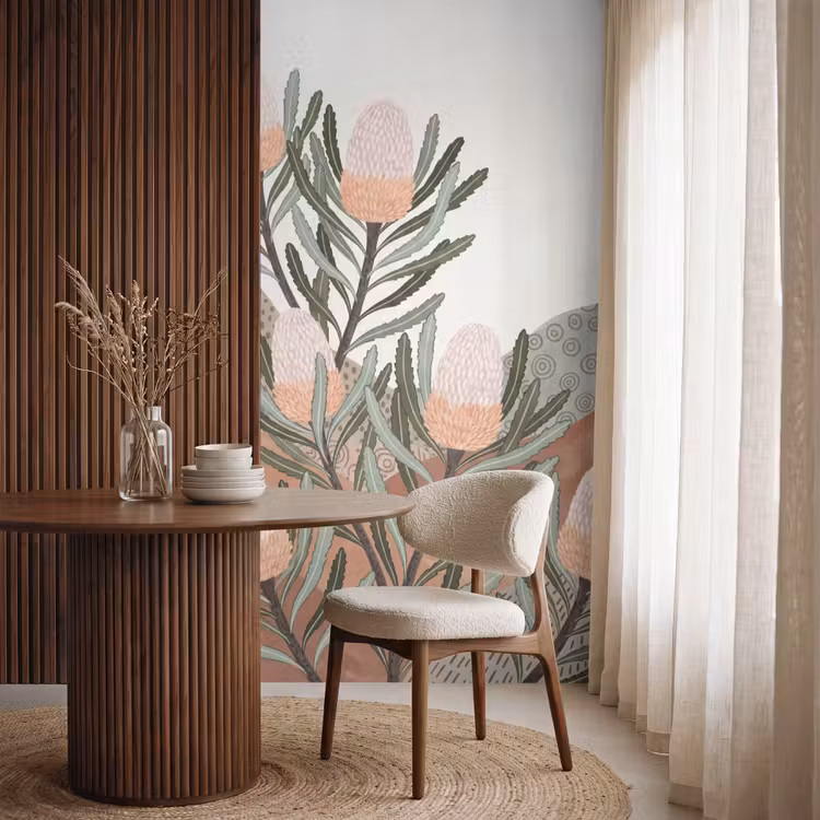 Behang - Modern - Heuvels - Terracotta — 4