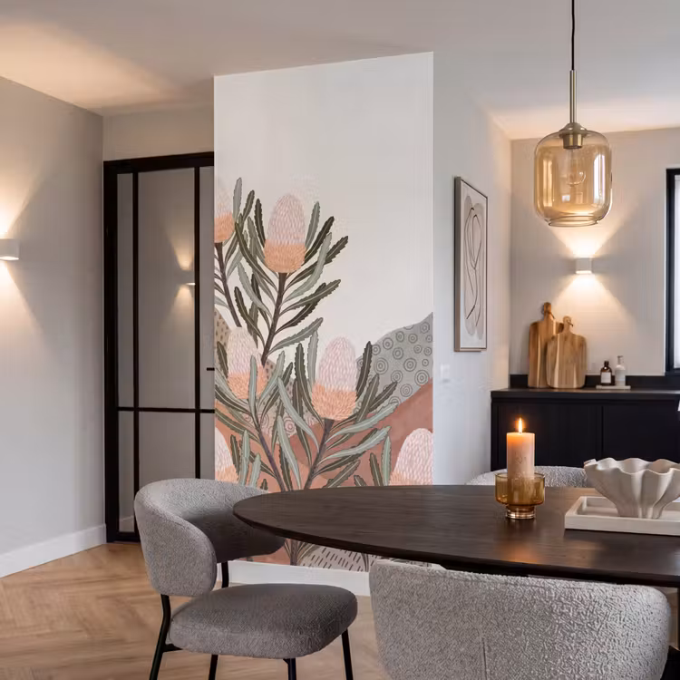 Behang - Modern - Heuvels - Terracotta — 5