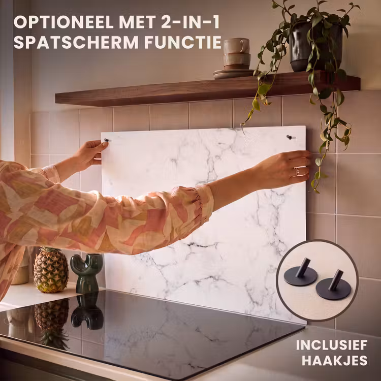 Inductie beschermer - Klassieke Marmeren Eenvoud — 10