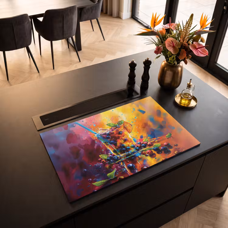 Inductie beschermer - Explosie van Fruit en Kleur — 5