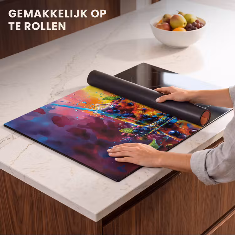 Inductie beschermer - Explosie van Fruit en Kleur — 7