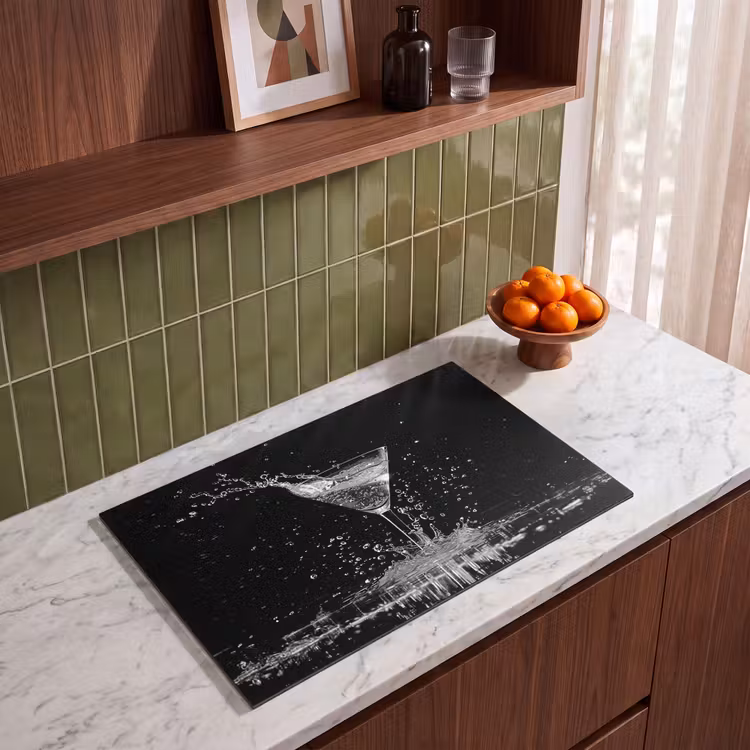 Inductie beschermer - Monochroom Spetterend Martini — 8