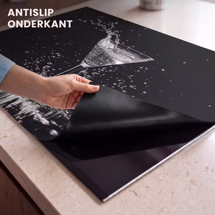 Inductie beschermer - Monochroom Spetterend Martini — 9
