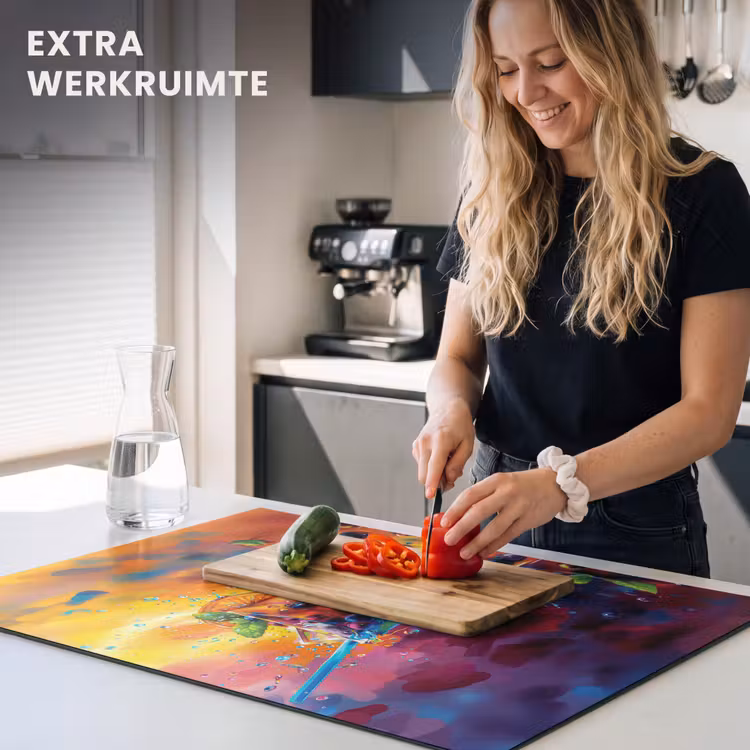 Inductie beschermer - Explosie van Fruit en Kleur — 4