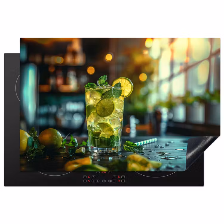 Inductie beschermer - Citrus Mojito in Baromgeving — 1