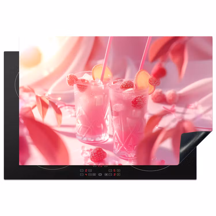 Inductie beschermer - Roze Zomerdrankjes — 1