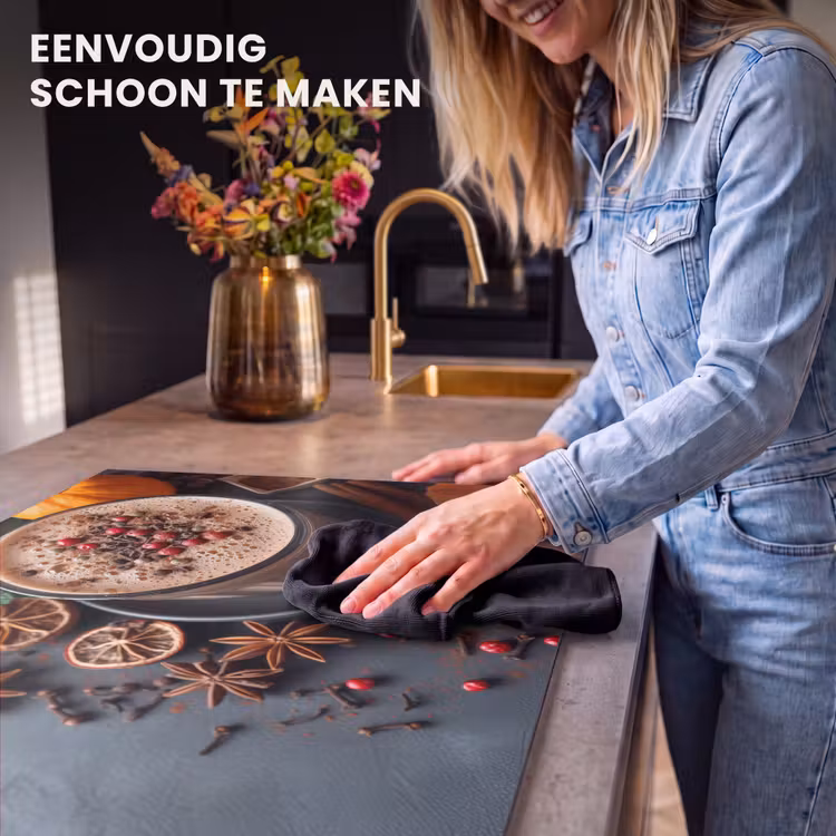 Inductie beschermer - Herfstige Specerijen Latte — 6
