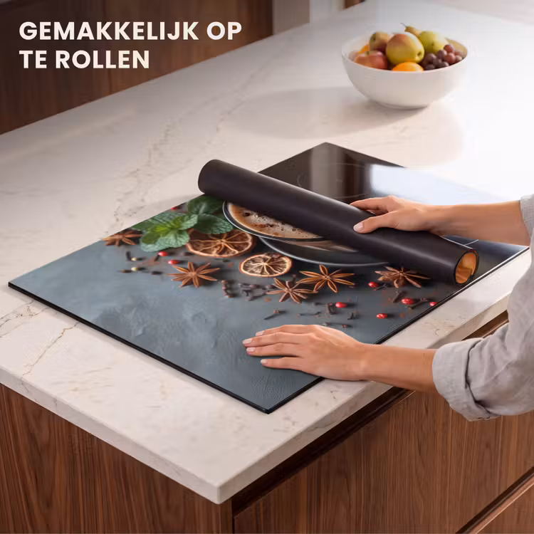 Inductie beschermer - Herfstige Specerijen Latte — 7