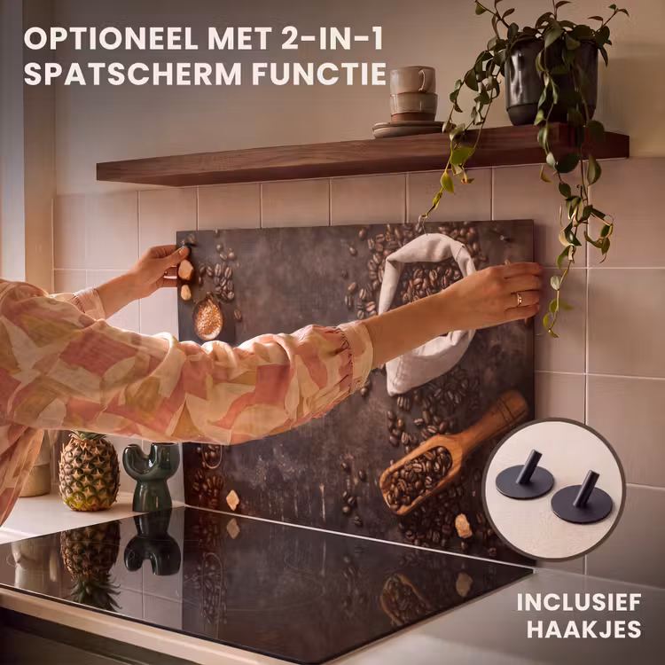 Inductie beschermer - Koffiebonen Stilleven — 10