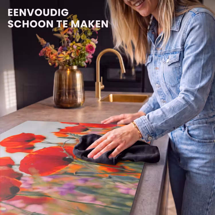 Inductie beschermer - Klaprozen bij de Ochtendgloren — 6