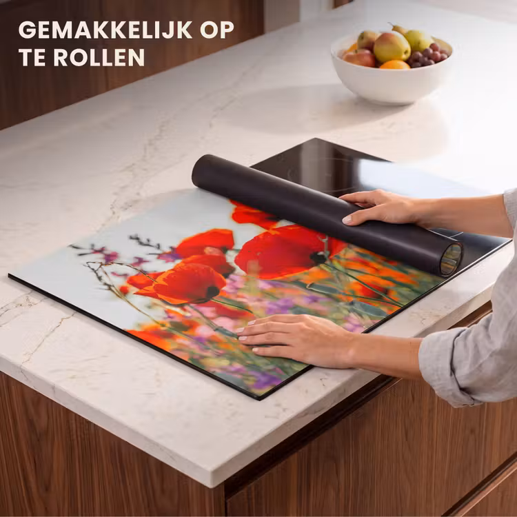 Inductie beschermer - Klaprozen bij de Ochtendgloren — 7