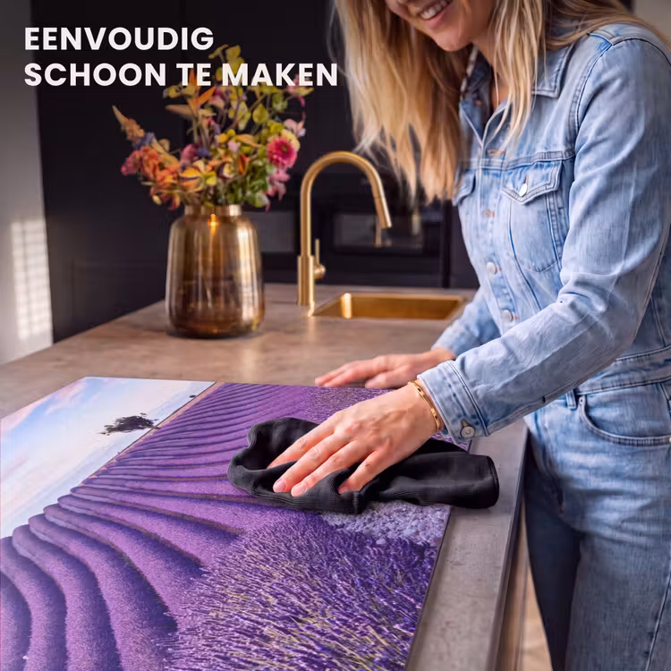 Inductie beschermer - Lavendellijnenspel bij Schemerlicht — 6
