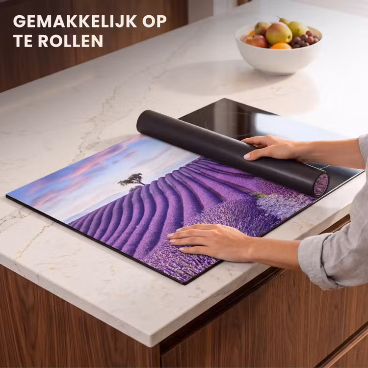 Inductie beschermer - Lavendellijnenspel bij Schemerlicht — 7
