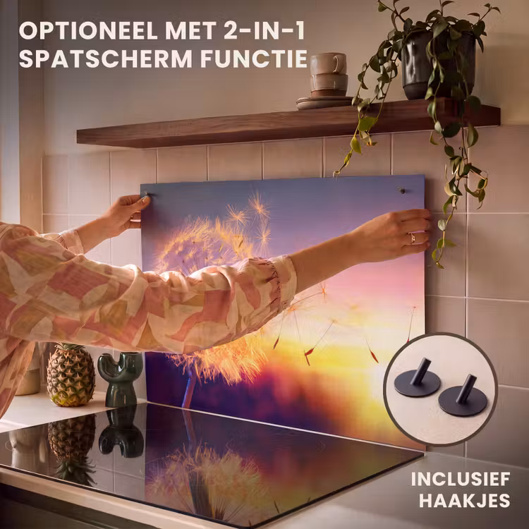 Inductie beschermer - Paardenbloem in het Gouden Uur — 10