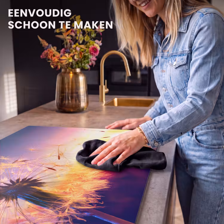 Inductie beschermer - Paardenbloem in het Gouden Uur — 6