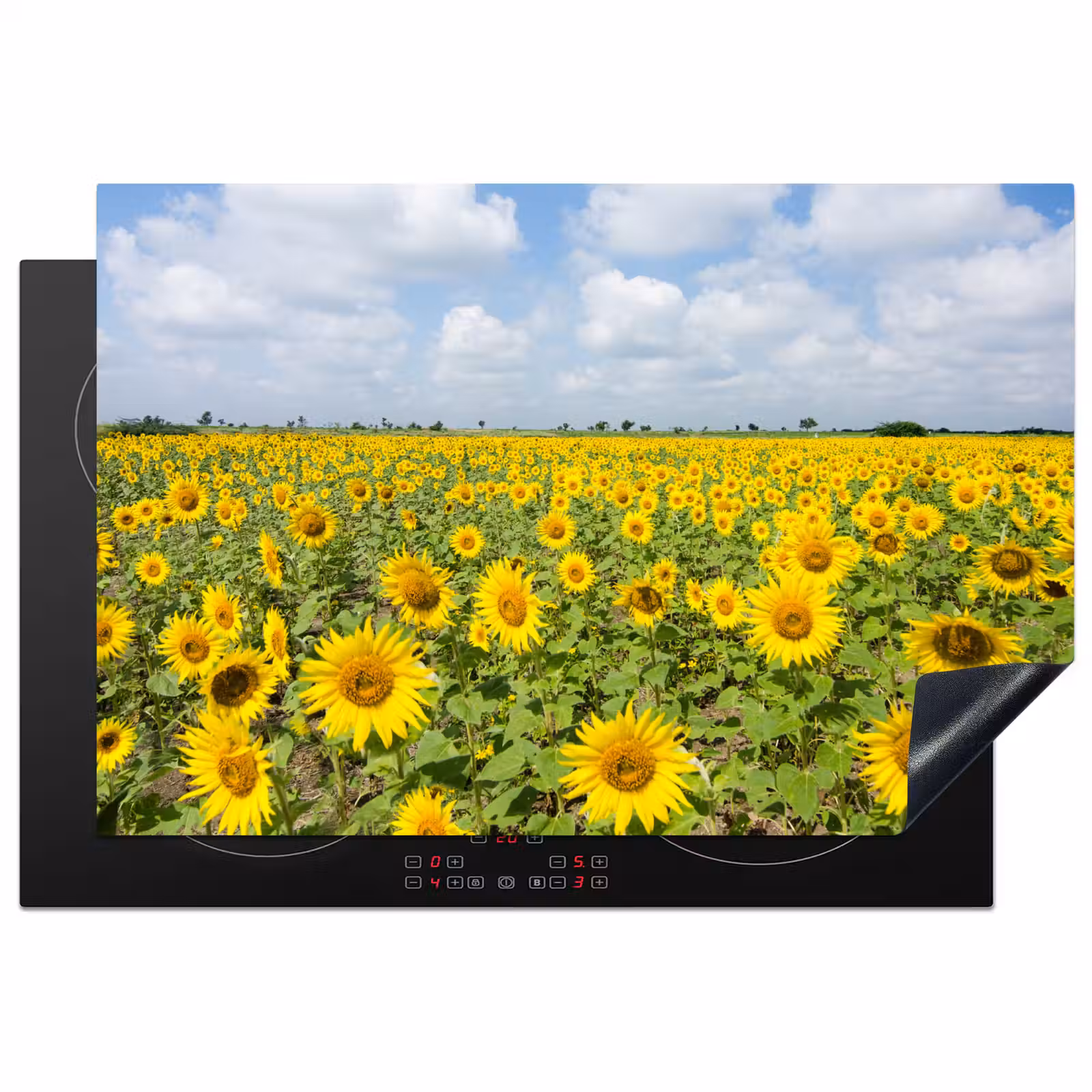 Inductie beschermer - Horizon van Zonnebloemen — 1