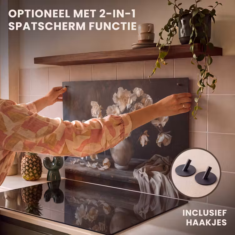 Inductie beschermer - Bloemen - Vaas - Kunst - Stilleven — 10