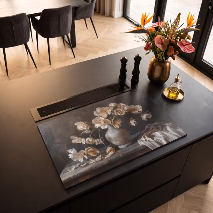 Inductie beschermer - Bloemen - Vaas - Kunst - Stilleven — 5