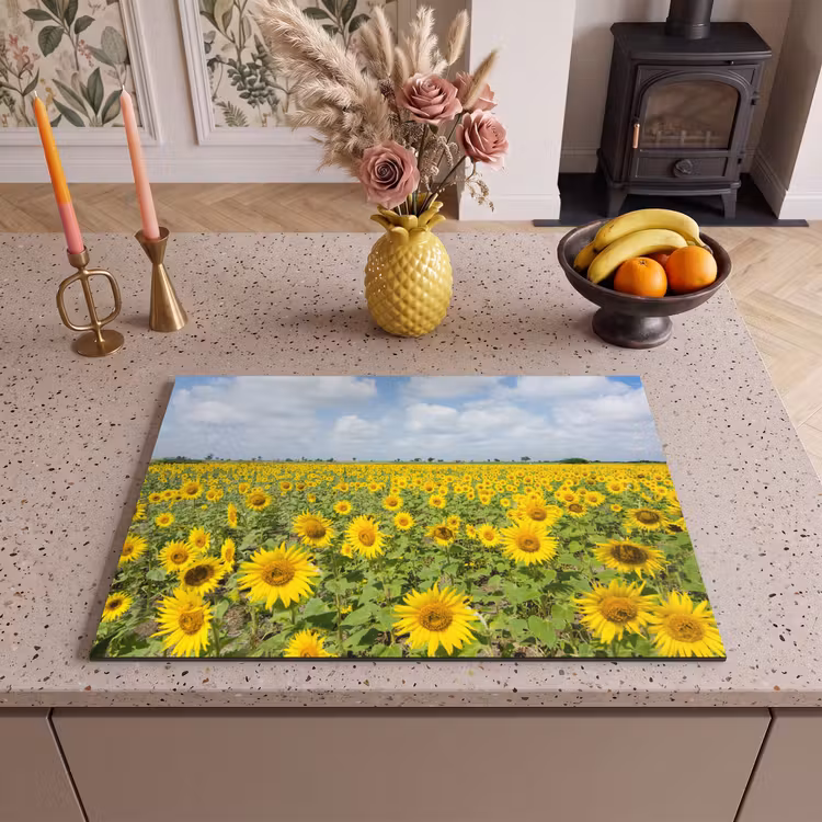 Inductie beschermer - Horizon van Zonnebloemen — 2