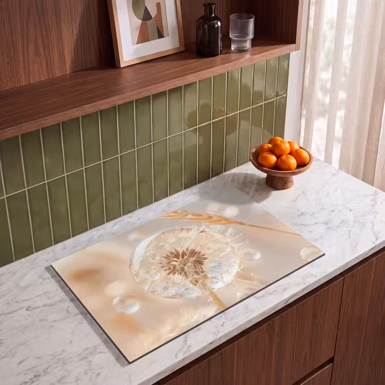 Inductie beschermer - Paardenbloem - Water - Natuur - Stilleven - Modern — 8