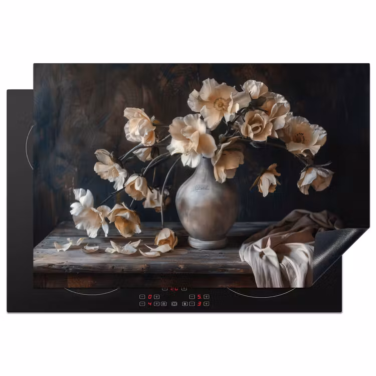 Inductie beschermer - Bloemen - Vaas - Kunst - Stilleven — 1