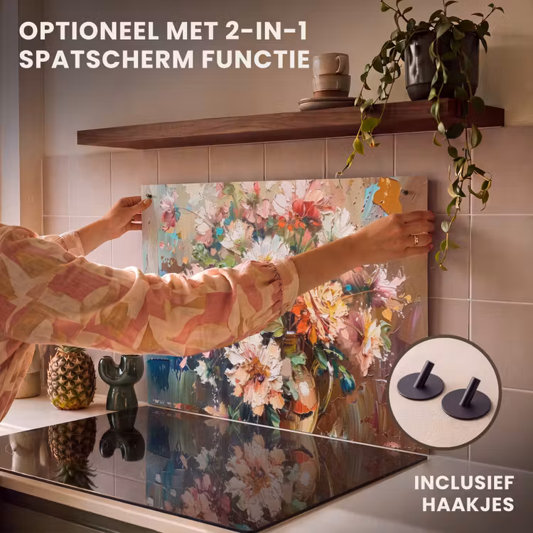 Inductie beschermer - Bloeiende Verfkwasttuin — 10