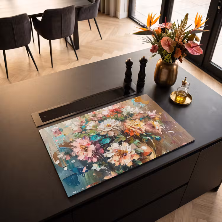 Inductie beschermer - Bloeiende Verfkwasttuin — 5