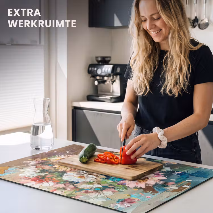 Inductie beschermer - Bloeiende Verfkwasttuin — 4