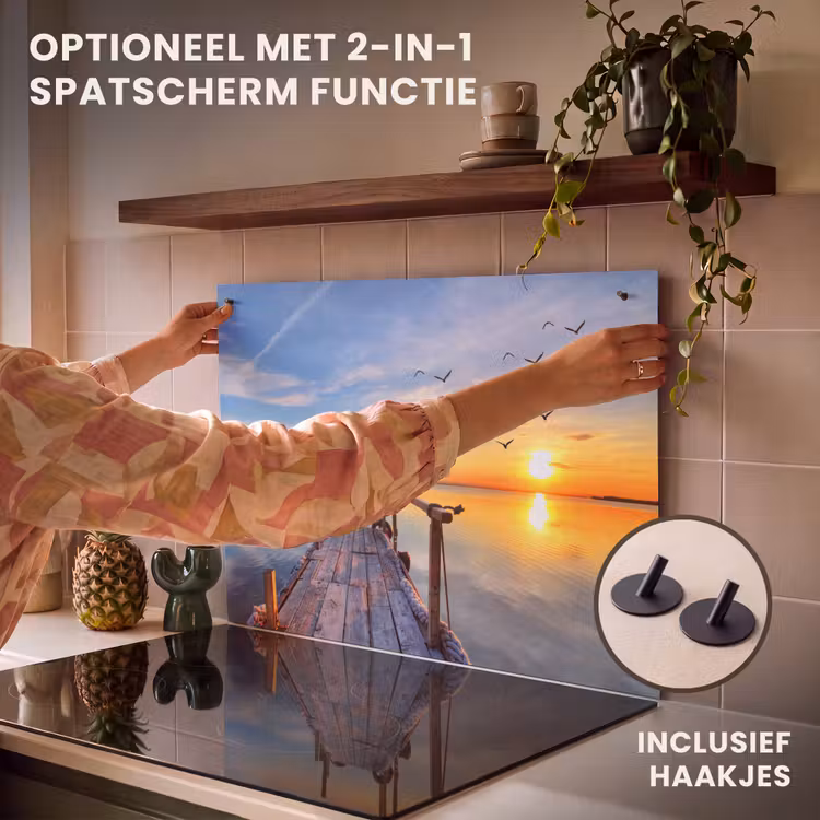 Inductie beschermer - Ochtendvlucht boven het Meer — 10