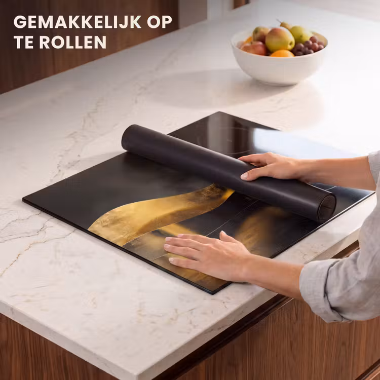Inductie beschermer - Golven van Goud en Schaduw — 7