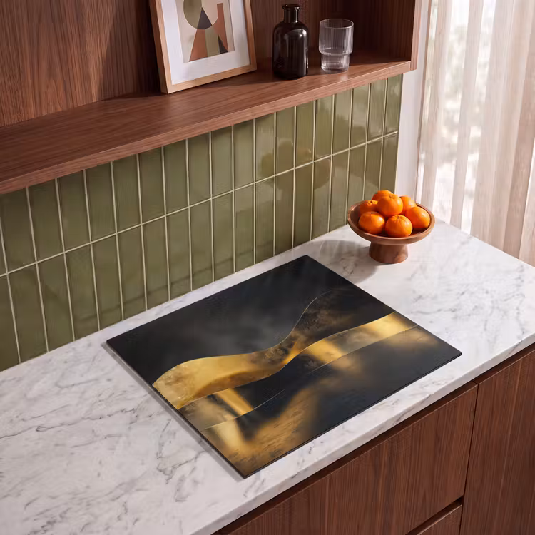 Inductie beschermer - Golven van Goud en Schaduw — 8