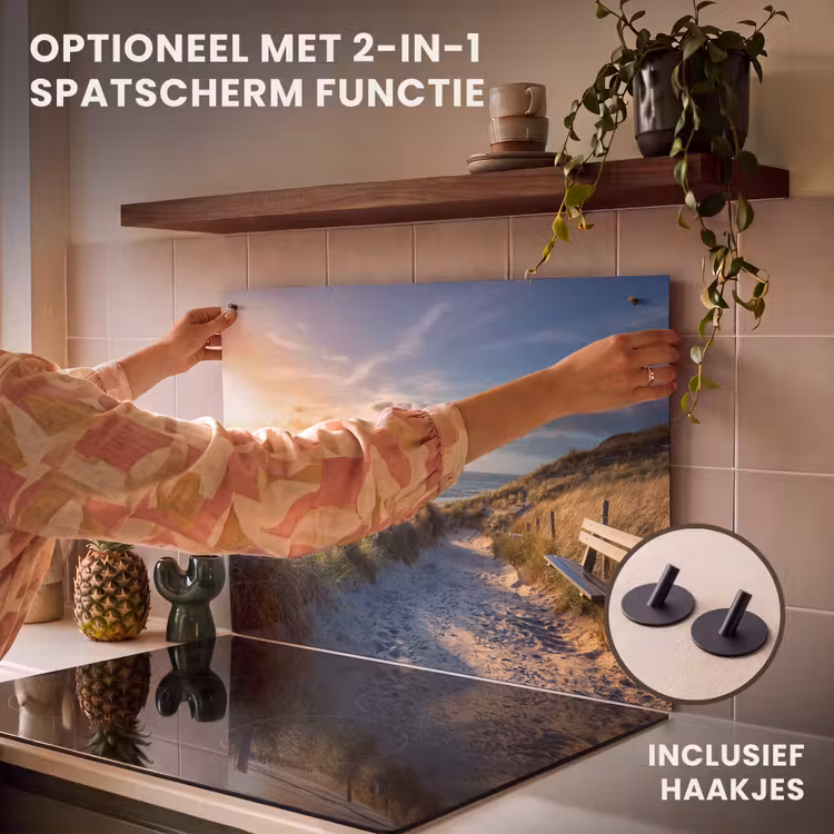 Inductie beschermer - Rustbank met Zeezicht — 10