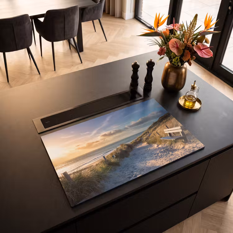 Inductie beschermer - Rustbank met Zeezicht — 5