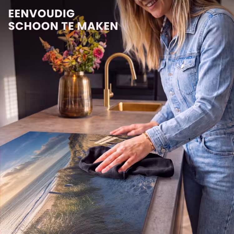 Inductie beschermer - Rustbank met Zeezicht — 6