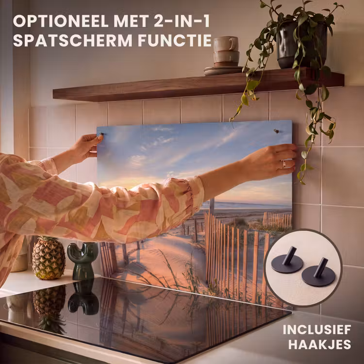 Inductie beschermer - Avondgloed bij het Duinhek — 10