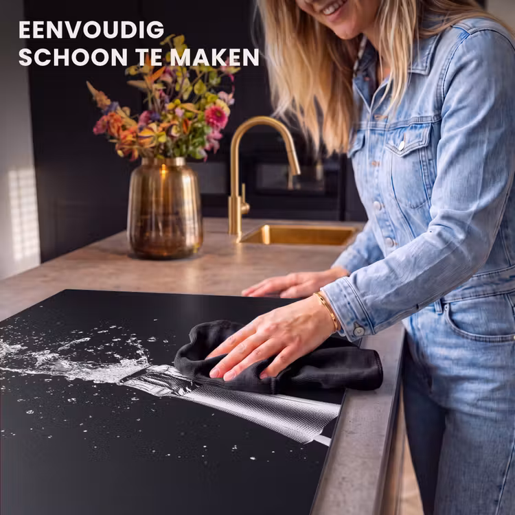 Inductie beschermer - Champagne - Zwart - Spetters - Popping — 6