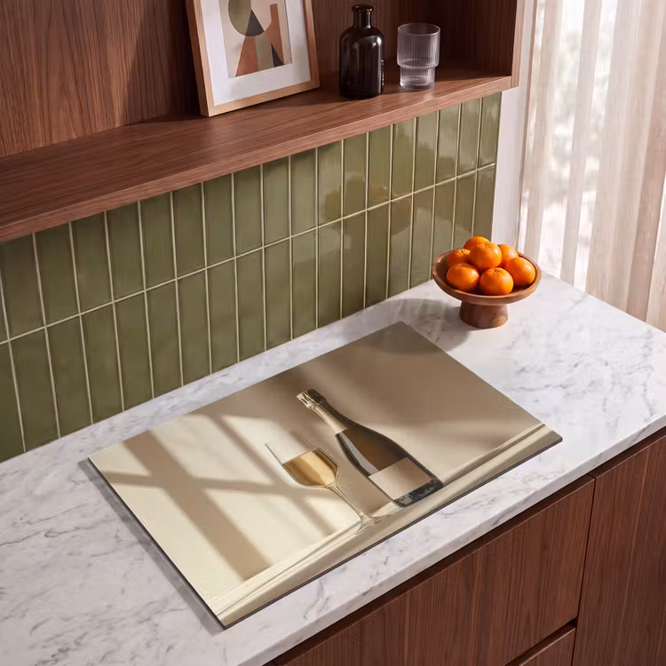 Inductie beschermer - Champagne - Beige - Schaduw - Bubbels — 8
