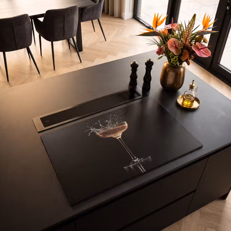 Inductie beschermer - Cocktail - Zwart - Spetters - Glas — 5