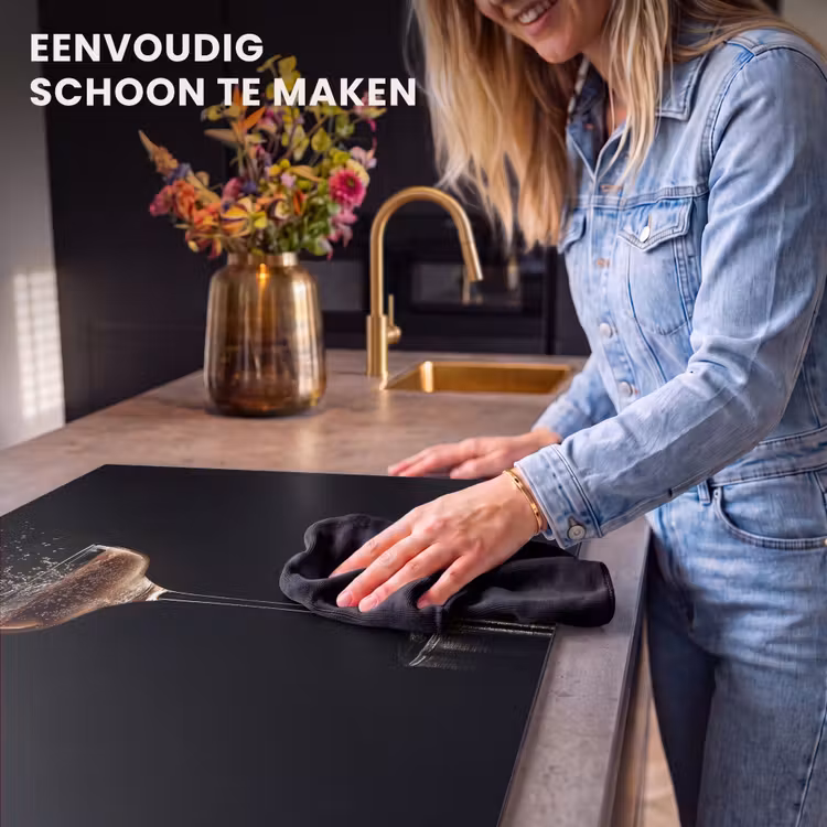 Inductie beschermer - Cocktail - Zwart - Spetters - Glas — 6