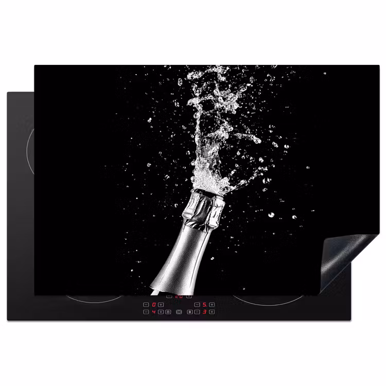 Inductie beschermer - Champagne - Zwart - Spetters - Popping — 1