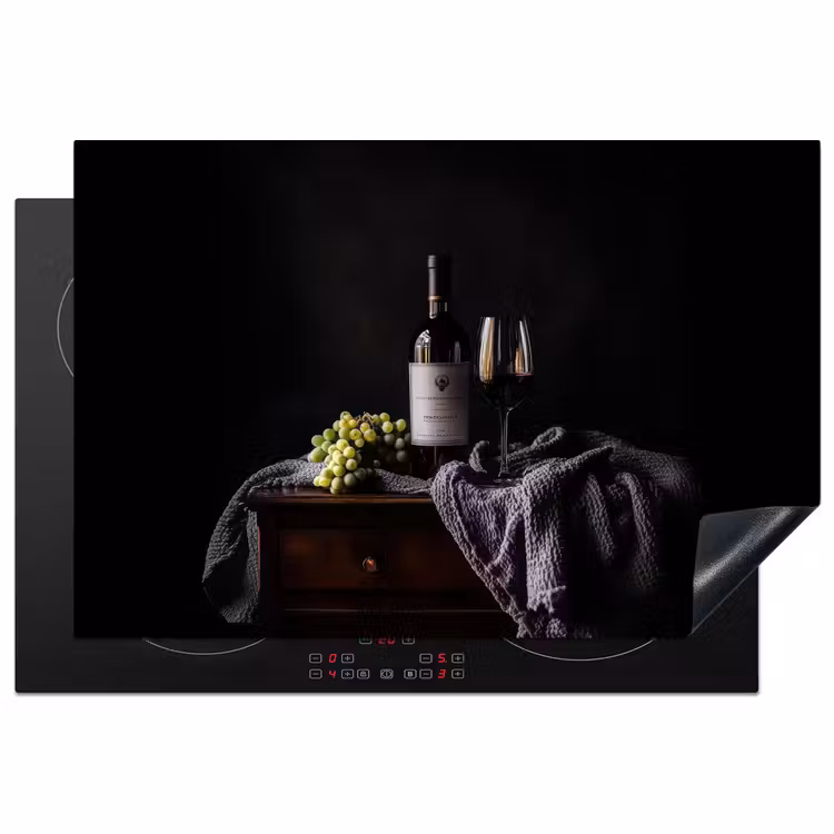 Inductie beschermer - Druiven - Wijn - Rood - Tafel — 1