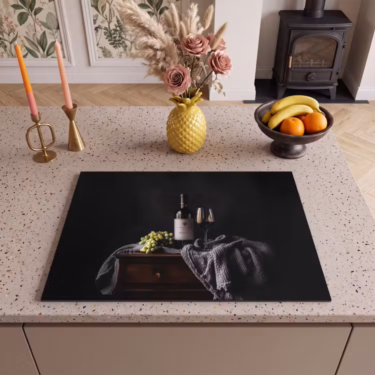 Inductie beschermer - Druiven - Wijn - Rood - Tafel — 2