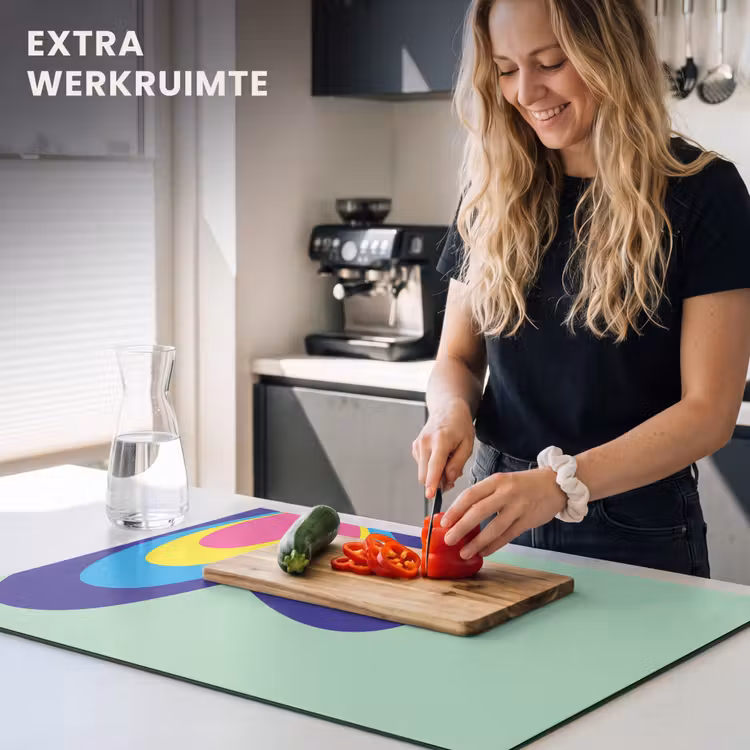 Inductie beschermer - Hartjes - Kleurrijk - Valentijn — 4